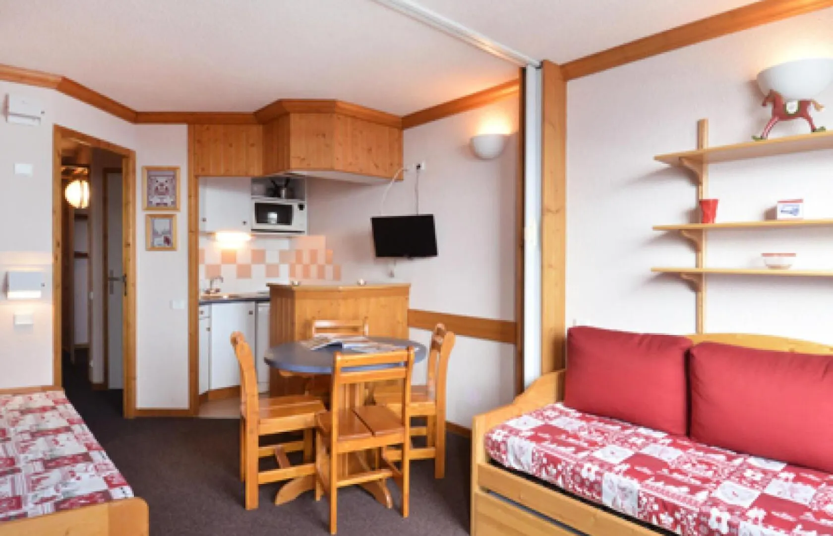 Residence Diamant - Studio Pour 4 Personnes 114 La Plagne